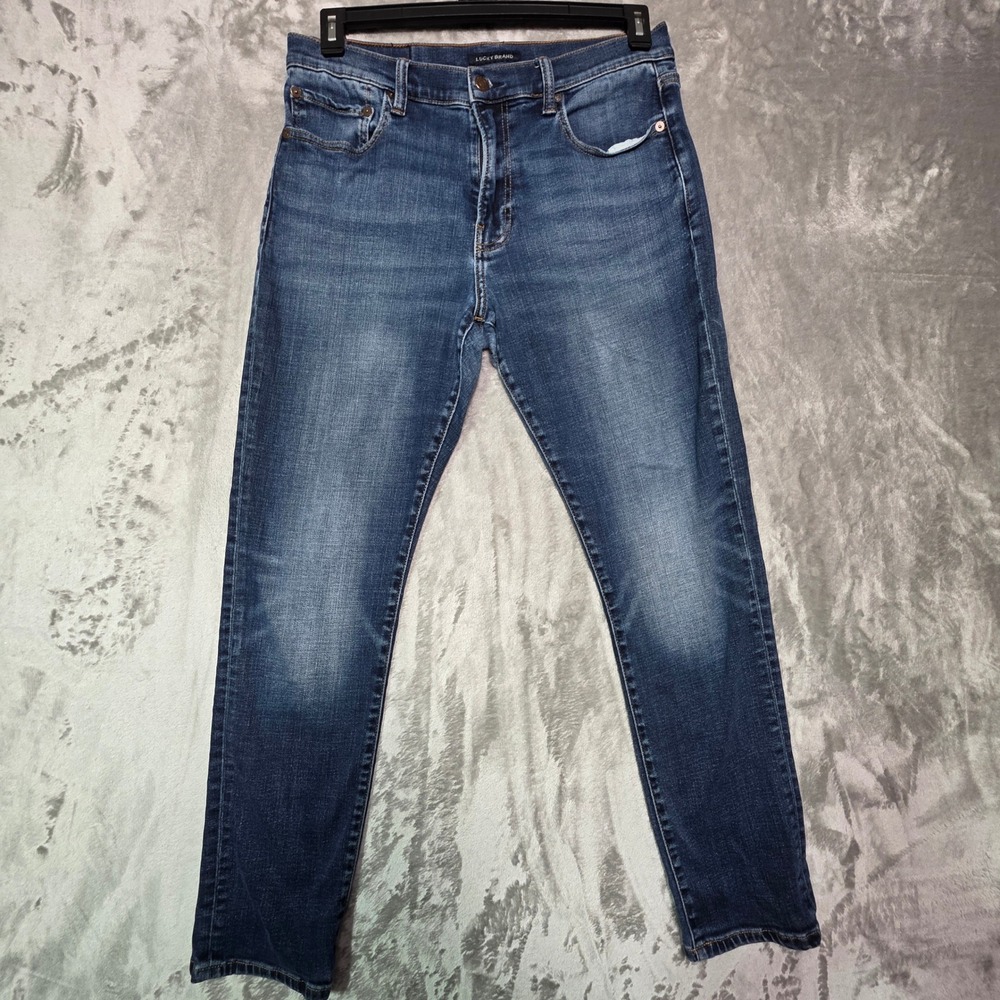 Lucky Brand 412 Athletic Slim Jeans Medium Wash Denim W32 L30